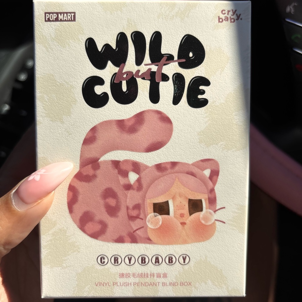 🌸 **SOLD** Pink Cutie – PopMart CryBaby “Wild but Cutie” Series 🌸